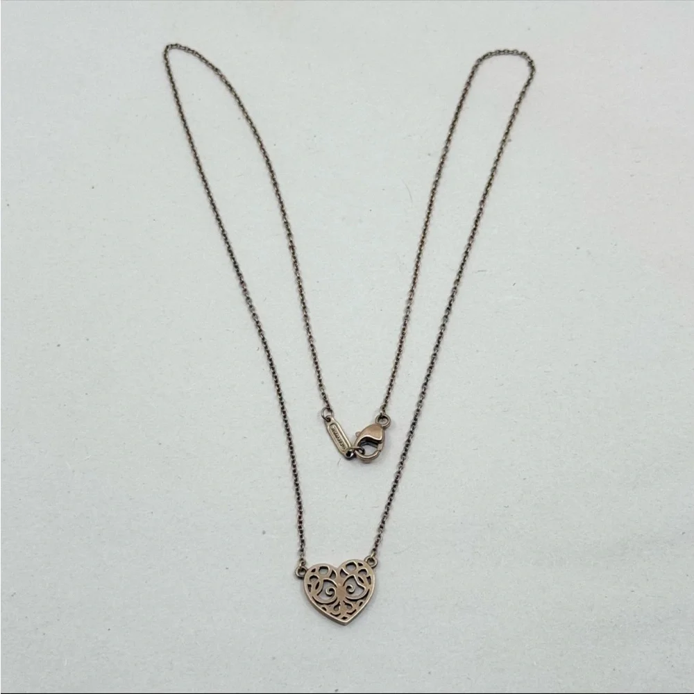 Tiffany and Co Rubedo Elegant Heart Pendant Necklace - Picture 2 of 4